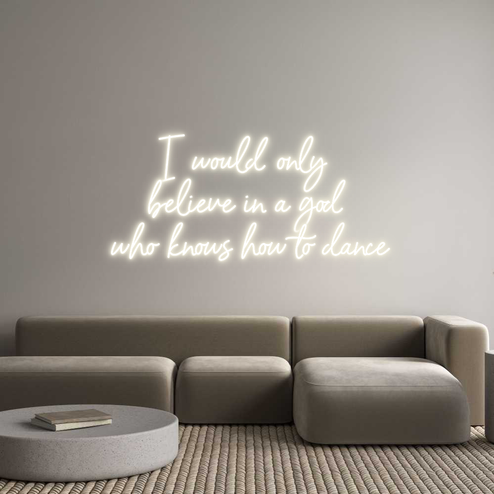 NEONSIGN: I would only ...