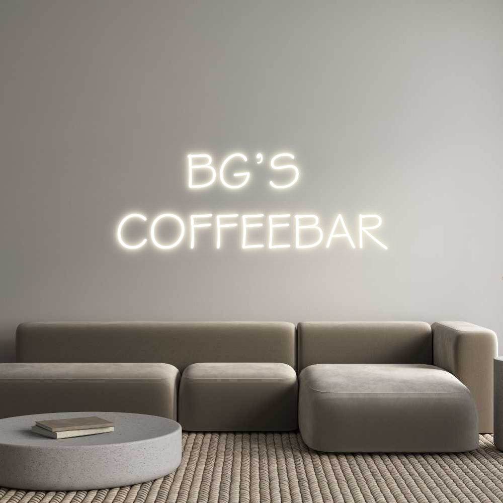 NEONSIGN: BG’S
COFFEE...