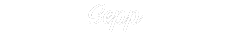 NEONSIGN: Sepp