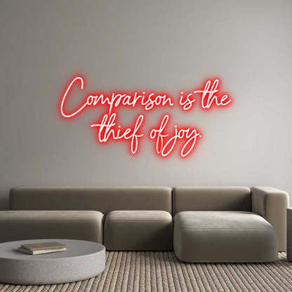 NEONSIGN: Comparison is...