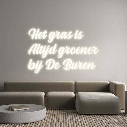 NEONSIGN: Het gras is ...