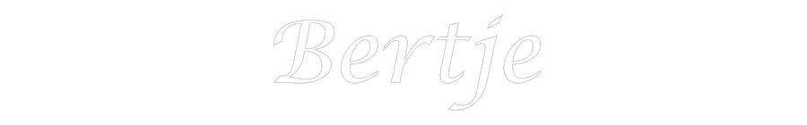 NEONSIGN: Bertje