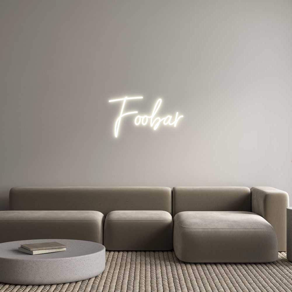 NEONSIGN: Foobar